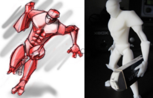 Des étudiants créent des figurines articulées avec l'imprimante 3D Dimension 