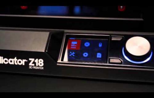 Vidéo de l'imprimante 3D MakerBot Replicator Z18 