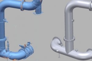 Artec Leo et Ray unissent leurs forces pour fabriquer un tuyau de remplacement de 15 mètres sur un navire offshore