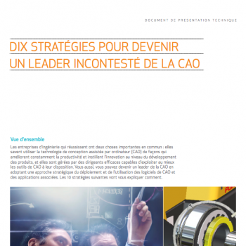 10 stratégies de développement pour les ingénieurs en CAO