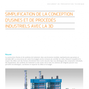 Concevez votre usine et vos process industriels en 3D