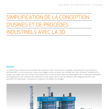 Concevez votre usine et vos process industriels en 3D 