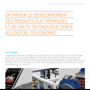 Optimiser la conception de produits électroniques de haute technologie